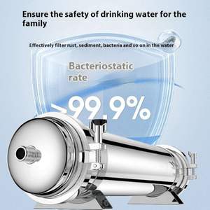 Purificador de Agua de Ultrafiltración OEM ODM para Toda la Casa, Membrana de PVDF Lavable para Exteriores, Filtro UF de Acero Inoxidable de 0.01 Micras 3+ - Product Image 3