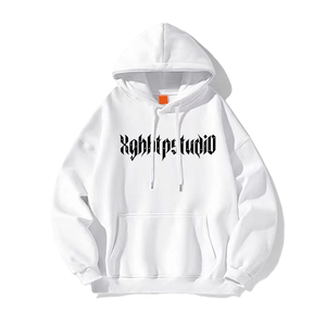 Sweat-shirt à capuche blanc surdimensionné avec imprimé araignée gothique esthétique sombre personnalisable ZEDE Factory - Product Image 6