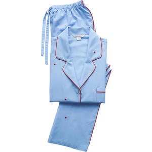 <span class=keywords><strong>Pigiama</strong></span> da <span class=keywords><strong>donna</strong></span> in cotone 100% personalizzato etichetta tinta unita all'ingrosso morbido traspirante Plus Size <span class=keywords><strong>pigiama</strong></span> da <span class=keywords><strong>donna</strong></span> Set lungo due pezzi - Product Image 1