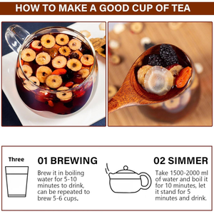 Té de Ginseng Chino Orgánico Premium de 15 Bolsitas, Mezcla de Diez Hierbas, Té para la Salud Renal, Delicioso Té Natural Seco para Hombres y Mujeres, en Caja - Product Image 5