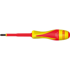 PHILLIPS®Jeu de tournevis électriques isolés bi-matériaux 1000V PH2-100x220mm têtes de vis carrées Torx simples OEM personnalisables - Product Image 1