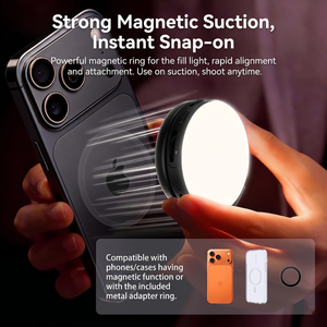 Lampe de photographie magnétique rétractable en gros pour téléphone, mini lampe de poche pour TikTok, diffusion en direct, miroir de beauté et maquillage - Product Image 5