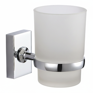 Portaspazzolino MSV 'Alba' in zinco cromato, 6,4 x 9,5 x 14,3 cm - Product Image 2