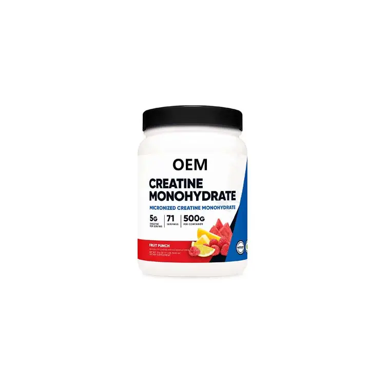 New Private TOP Quality Private Label Creatine Monohydrate Powder Increase Muscle Strength Vegan Friendly