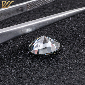 Diamant synthétique moissanite de couleur gris clair, taille ovale brillante, 5x7 mm, poli, en <span class=keywords><strong>vente</strong></span> - Product Image 5