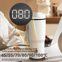 Bouilloire Électrique Portable 300W avec Indicateur LED, 0,5L, Arrêt Automatique, Base Rotative 360°, Classe Énergétique A, en Plastique, pour Hôtel, Camping-Car, Maison, OEM, Multilingue