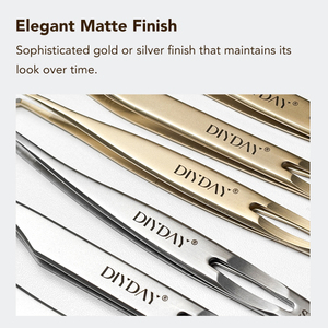 <span class=keywords><strong>Pinzas</strong></span> Profesionales <span class=keywords><strong>de</strong></span> Acero Inoxidable para Extensión <span class=keywords><strong>de</strong></span> Pestañas con Mango Antideslizante <span class=keywords><strong>de</strong></span> Precisión DIYDAY - Product Image 5