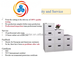 Office Furniture Index Card <b>Metal</b> <b>Cabinet</b>/steel 4 Drawer Vertical <b>Filing</b> <b>Cabinet</b> - Product Image 2