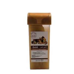 Bloc de <span class=keywords><strong>cire</strong></span> doré OEM 100g Chauffe-<span class=keywords><strong>cire</strong></span> à rouler dur avec cartouche pour salon spa tous types de peau, épilation - Product Image 1