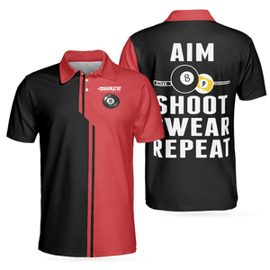 Kaos Jersey Sublimasi Custom LOGO Polos untuk Tim Biliar, Kaos Pria Berkualitas Tinggi untuk Gym Biliar - Product Image 4