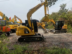 Miniexcavadora Komatsu PC70 usada, 7 toneladas, oruga compacta, eficiente, duradera, segura, bomba de motor, engranaje de Motor, componentes de núcleo de Caterpillar - Product Image 5
