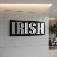 Enseigne lumineuse LED personnalisée DakeSign avec logo visage souriant pour la maison, les fêtes d'anniversaire, la publicité, les décorations d'entreprise, enseigne lumineuse
