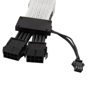 Accesorios de Juego con Soporte OEM, Cables con Funda de Tela LED RGB de 2*8 Pines, Cable de Extensión para PSU - Product Image 4