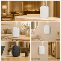 Diffuseur d'arômes sans eau 400 ml, couverture 1000 m³, mural et de bureau, pour hôtels, halls et magasins