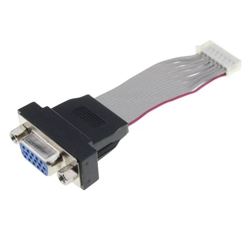 Tıbbi cihazlar için VGA kablosu d-sub uzatma kablosu veri iletimi Db9 seri Rs232 kablosu