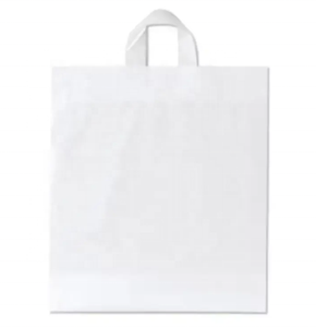 Recyclable <strong>PE</strong> Plastic Packaging Boutique <strong>Bag</strong> Manufacturers <strong>Personalised</strong> Tote Shopping <strong>Bags</strong> with Flexiloop Handle - Product Image 6