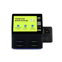 Station de recharge portable WOSHI pour banques d'alimentation partagées avec sortie 60W 5000mAh et paiement sans contact pour cafés