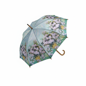 Ombrello in legno AU-02201 Van Gogh Art Design "rose bianche" - Product Image 1