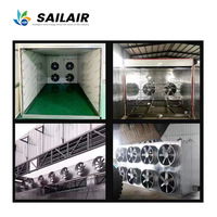 Ventilateur de sécheuse spécial, résistance à haute température, flux axial pour la circulation d'air chaud dans la salle de séchage