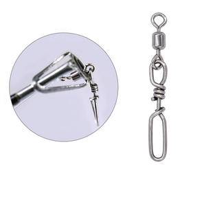 Pêche en mer en acier inoxydable poudre rapide connecteur pivotant Snap Fast Clip Stream <span class=keywords><strong>leurre</strong></span> connecteur rapide boule de pêche pivotant - Product Image 3