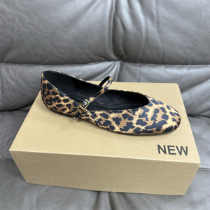 Venta al por Mayor de 5 Pares de Zapatos de Ballet para Mujer, Zapatos Planos Casuales de Diseñador, Zapatos Cuadrados de Goma para Mujer, Zapatos de Lujo de Diseñador para Mujer - Product Image 5