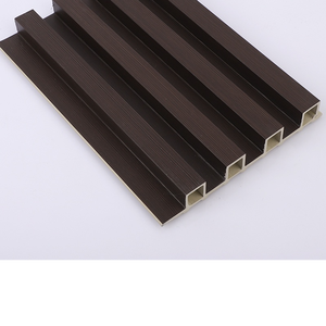 Panel de Pared Interior y <span class=keywords><strong>Exterior</strong></span> de <span class=keywords><strong>PVC</strong></span>, Revestimiento de Madera Plástica, Decoración, Rejilla, Placa Impermeable para Hospitales - Product Image 5