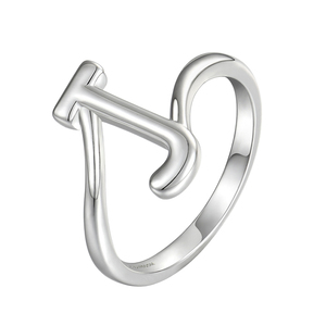 <span class=keywords><strong>Xlove</strong></span> nouvelle mode bijoux initiaux unis personnalisés bague en argent sterling de A à Z anneaux - Product Image 1