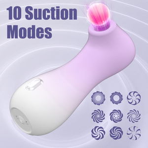 Vibrador <span class=keywords><strong>de</strong></span> Succión Clitoriana Recargable con 10 Modos <span class=keywords><strong>de</strong></span> Estimulación Potente y Color Degradado <span class=keywords><strong>de</strong></span> <span class=keywords><strong>Moda</strong></span> <span class=keywords><strong>para</strong></span> <span class=keywords><strong>Mujeres</strong></span> y Parejas - Product Image 2