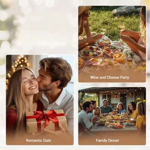 Tabla de Quesos de Bambú, Bandeja para Servir, Plato de Servicio, Tabla de Charcutería con Tapa, Venta al por Mayor - Product Image 6