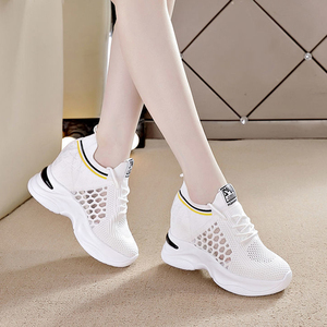 high heel wedge sneakers