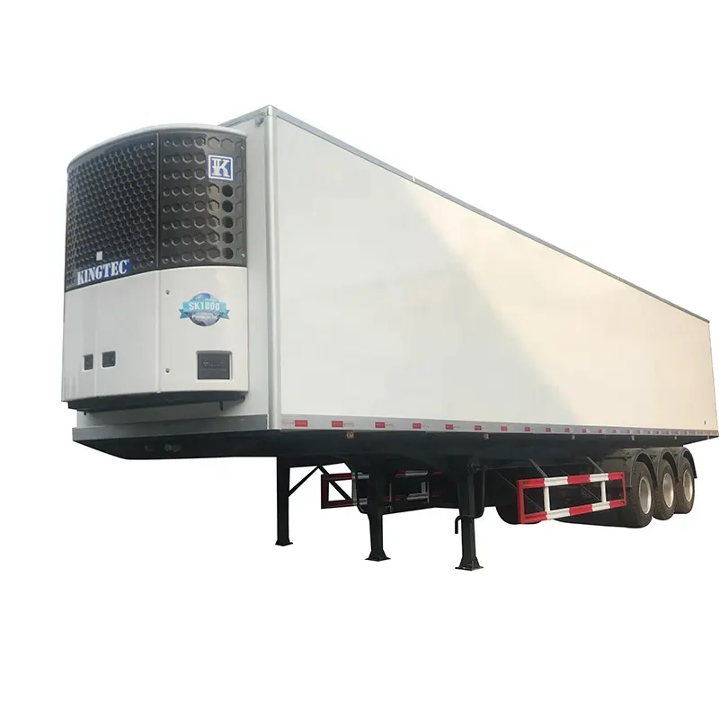 CIMC 12-14 m 40 voeten voedsel gekoelde trailer/semitrailer/Export gekoelde semi-linked reefer truck