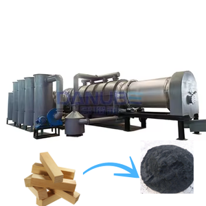 Máquina Ecológica para la Producción de Carbón Vegetal, Horno de Carbonización Continua de Alta Calidad para Cáscara de Arroz y Madera - Product Image 1
