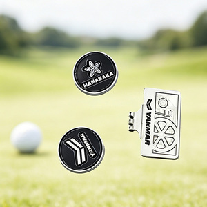 Clip de chapeau de golf magnétique haut de gamme personnalisé, marqueur de balle de golf, drapeau de golf pour équipes de golf - Product Image 1
