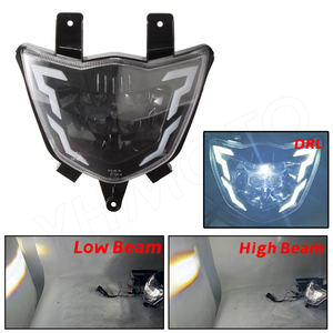 Faro Delantero YHMOTO de 12 V para Yamaha XTZ125, Lámpara Delantera de Repuesto de Alto Brillo y Duradera - Product Image 5