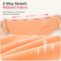 Nouvelles culottes japonaises côtelées pour femmes, taille mi-haute, en dentelle, ultra-extensibles, douces et respirantes, pour le quotidien