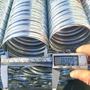 Conducto Metálico Corrugado Galvanizado de Venta Caliente de Fábrica China para Postensado - Product Image 3
