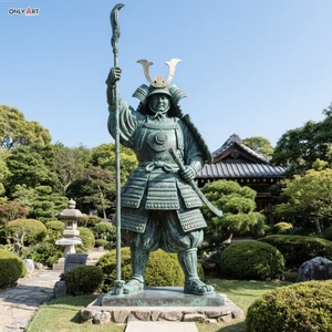 Özel açık Manor bahçe kamu dekor büyük bronz döküm japon heykeli dev klasik japon samuray bronz heykel - Product Image 4