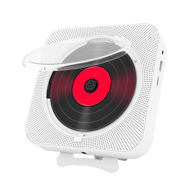 CD Player Support Bluetooth USB FM TF Card Multi-function Player Built-in Speaker With 3.5mm Headphones Jack LED Screen