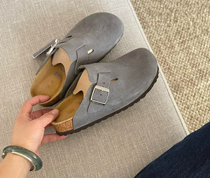 Birkenstocks Pantoufles unisexes en cuir de vachette Tikoi Bout fermé Lit de pied en liège souple <span class=keywords><strong>Eva</strong></span> Sangle arrière Certifié UE Coussiné léger - Product Image 5