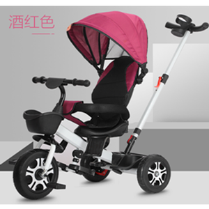 Bebé triciclo con parasol triciclo empuje ajustable con precio de fábrica con alta calidad - Product Image 1