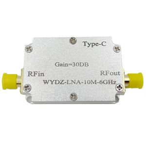 PFLY 10M-6GHz แอมพลิฟายเออร์ลดสัญญาณรบกวนต่ำ กำลังขยาย 30DB ความเรียบสูง LNA Amp สำหรับขับเคลื่อนสัญญาณ RF ระบบ FPV ตัวรับสัญญาณด้านหน้า - Product Image 1