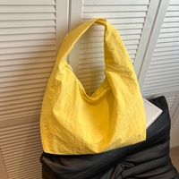 Sac fourre-tout en nylon froissé personnalisé avec logo pour exposition, sac promotionnel pour salon professionnel, cadeau d'entreprise, écologique, réutilisable, vente en gros, OEM