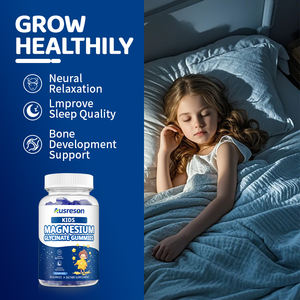 Gummies de glycinate de magnésium Ausreson OEM pour le développement osseux, la relaxation nerveuse et la qualité du sommeil – Gummies de glycinate de magnésium pour enfants - Product Image 2