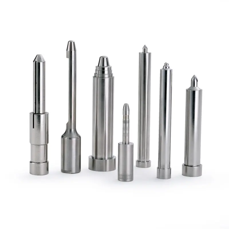 Cetakan Presisi Grup Punching Die Spring Punch Pins Cetakan Tungsten Carbide Yang Dibuat Sesuai Pesanan