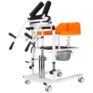 Home Care Steel Paralyzed Commode Bed Old People Patient Hydraulic Lift Transfer Chair From Wheelchair to Car - Product Image 1