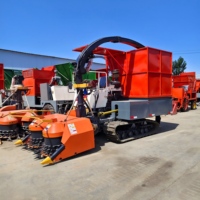 Machine de récolte de fourrage à haute efficacité, hacheuse de maïs ensilé montée sur tracteur, hacheuse de luzerne/herbe