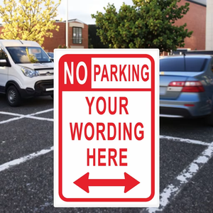 Panneaux de signalisation routière durables « Interdiction de stationnement » - Plaques de réglementation du stationnement multi-usages pour rues et propriétés - Product Image 4