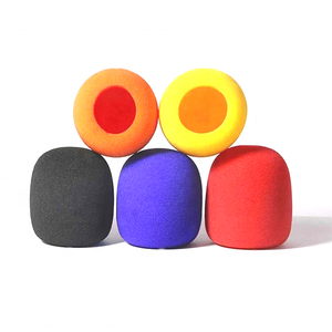 Offre Spéciale 75*65*38mm Microphone mousse couvre coloré sans fil Microphone pare-brise accessoires housses de protection pour ordinateur de poche - Product Image 3
