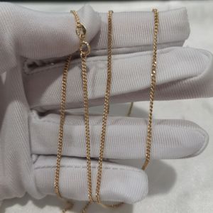 Collar Xinfly de Oro Amarillo de 18 Quilates y 1.4 mm, Estilo Cubano Miami, con Diamantes y Perlas, para Regalo de Boda o Compromiso, Estilo Punk - Product Image 3