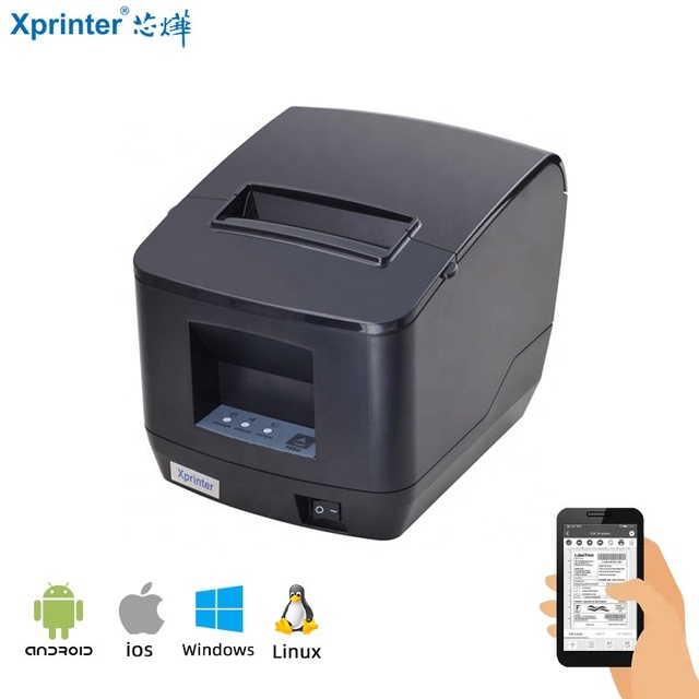 Xprinter XP-N200L High-Speed Android Thermal Printer 200mm/S Factory Direct 80mm Ticket Printer for POS with LAN Interface